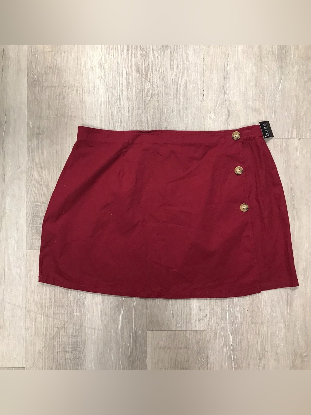 ModCloth Faux Wrap Mini Skirt - Size 22